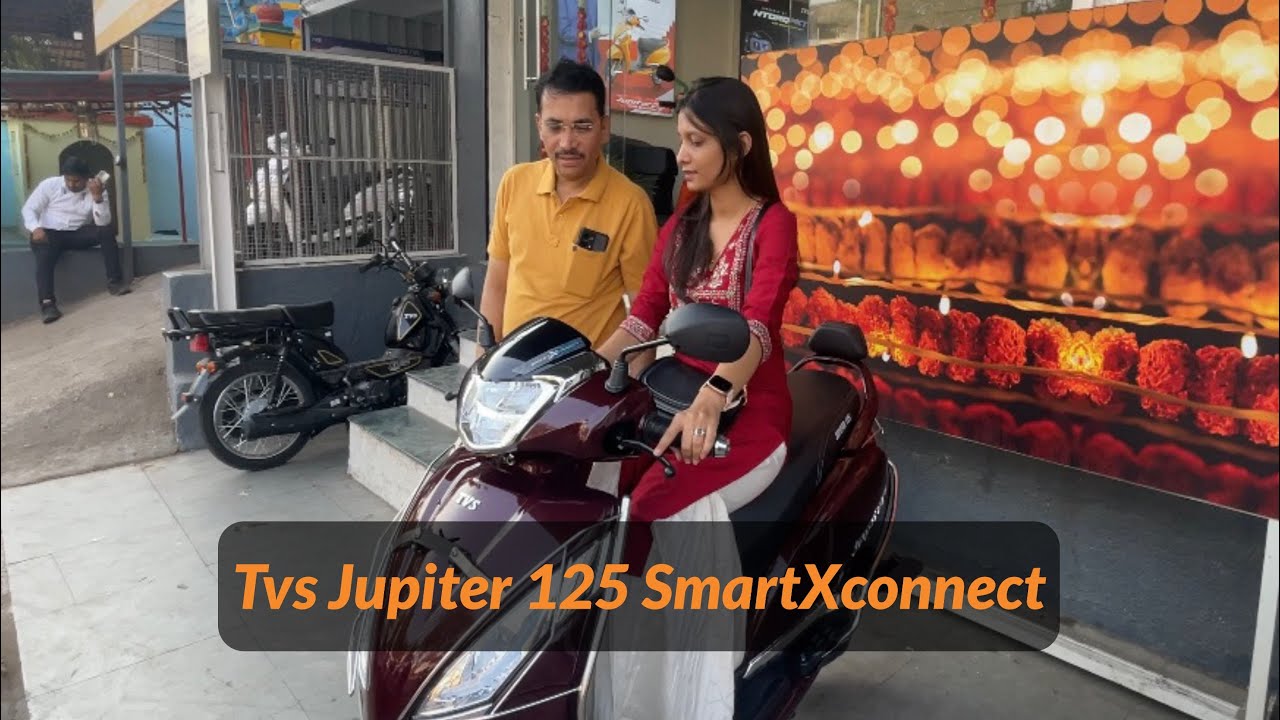 Taking Delivery of A New TVS Jupiter 125 Smartxonnect | Digital Console | Advanced Tech