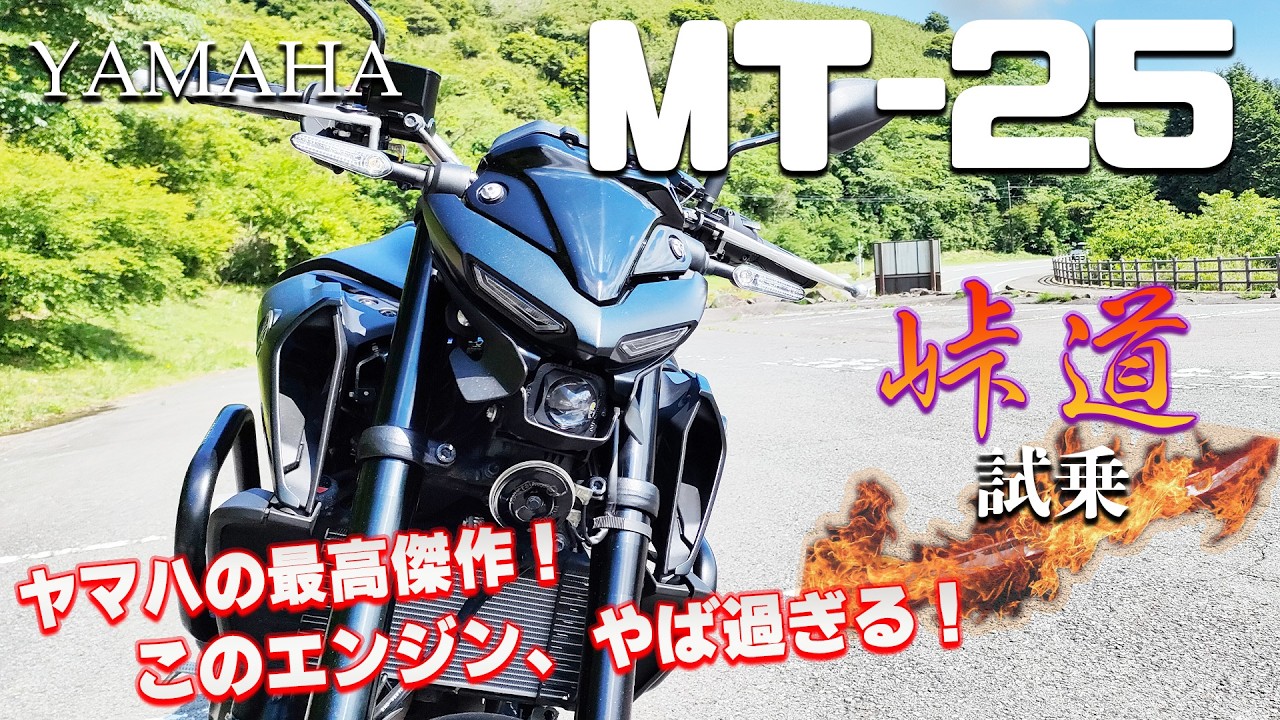 MT-25（ヤマハ）試乗インプレッション。間違いなく楽しいバイク！