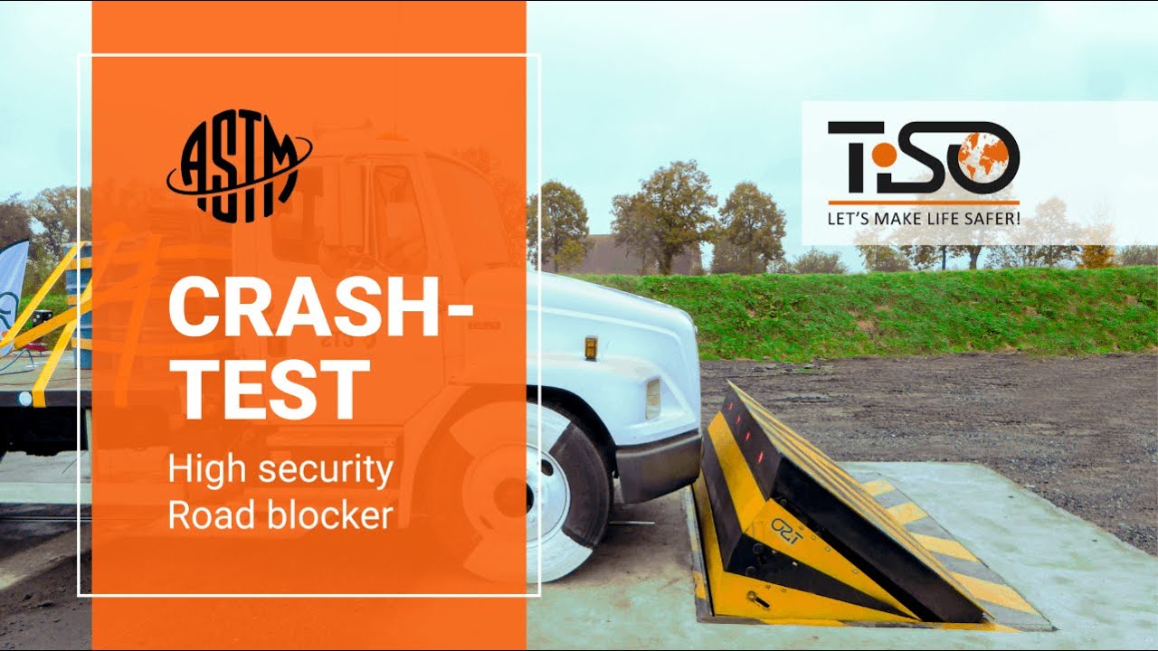 Crash-test of TiSO HIGH SECURITY ROAD BLOCKER (ASTM F2656-07, M30)