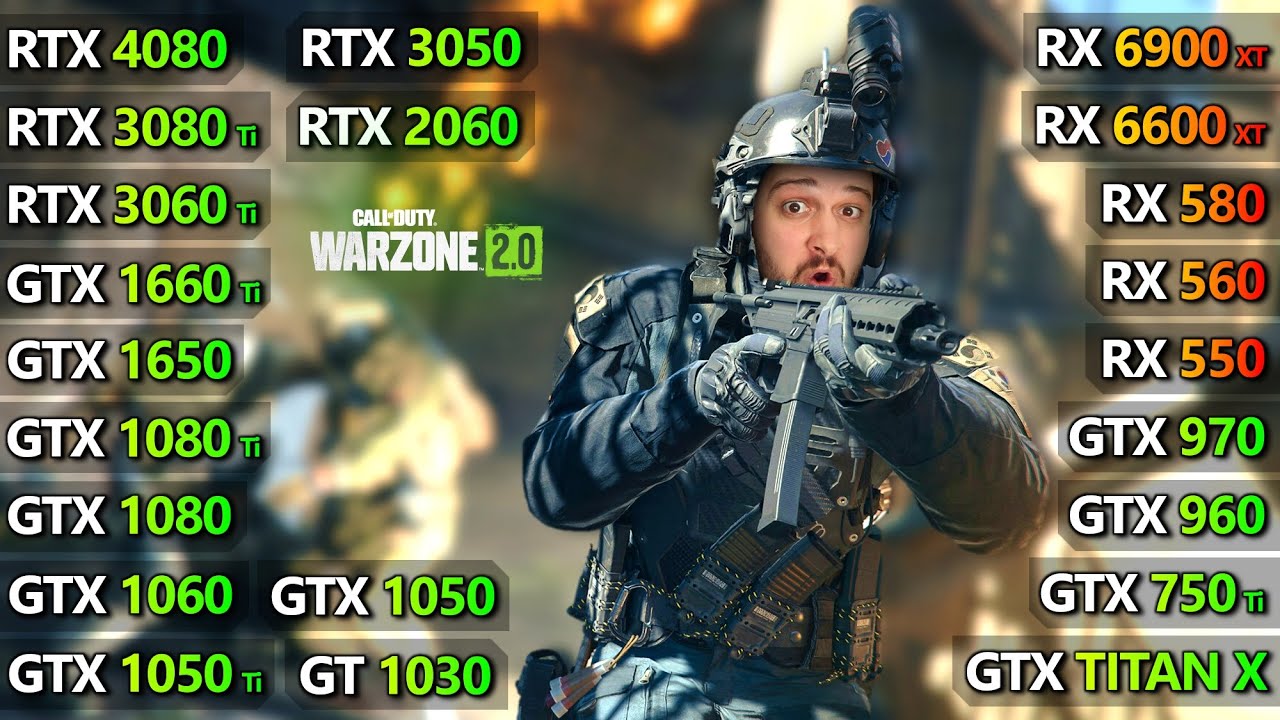 22 Тест производительности графического процессора в Warzone 2.0 с геймплеем!