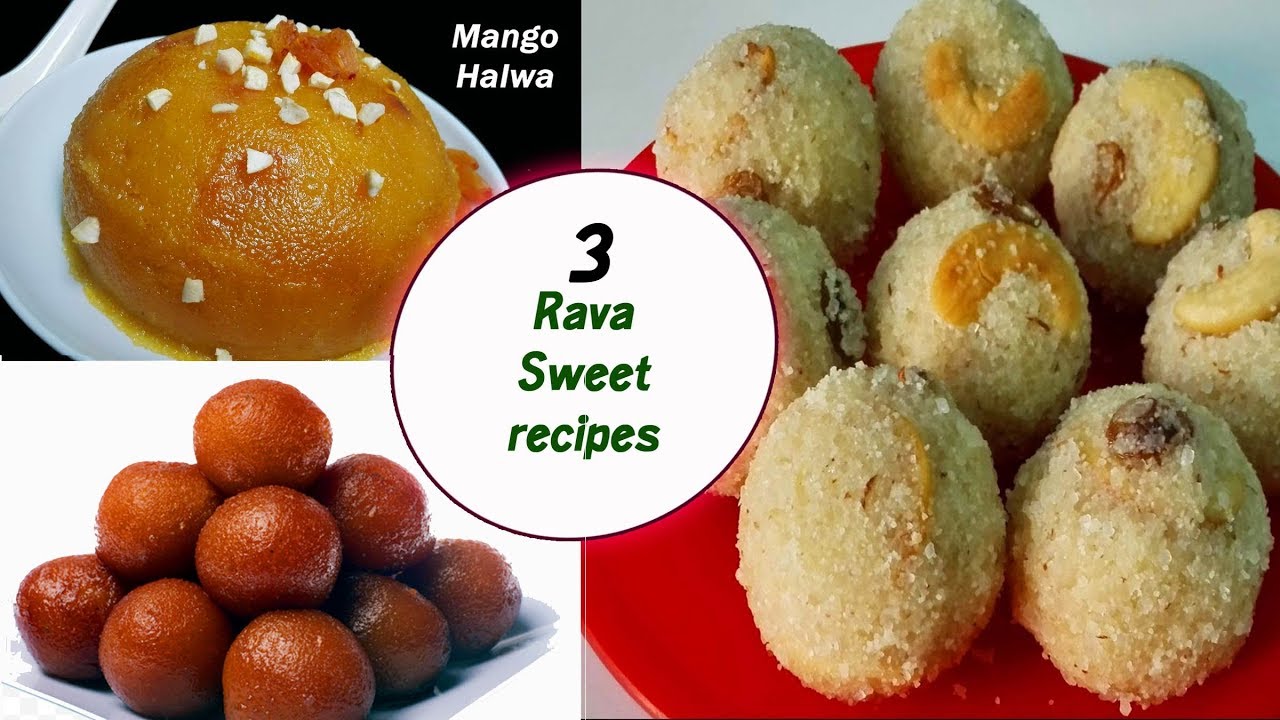 Rava Sweets || Suji Sweet recipes || Instant Rava Sweet recipes