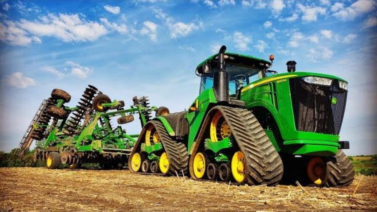 9520RX John Deere-2660VT Vertical Tillage Demo