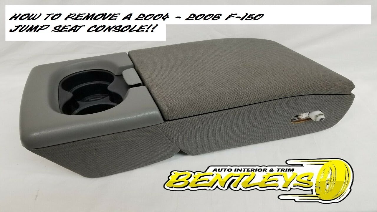 Снятие центральной консоли откидного сиденья Ford F-150 2004, 2005, 2006, 2007, 2008 годов. Как с...