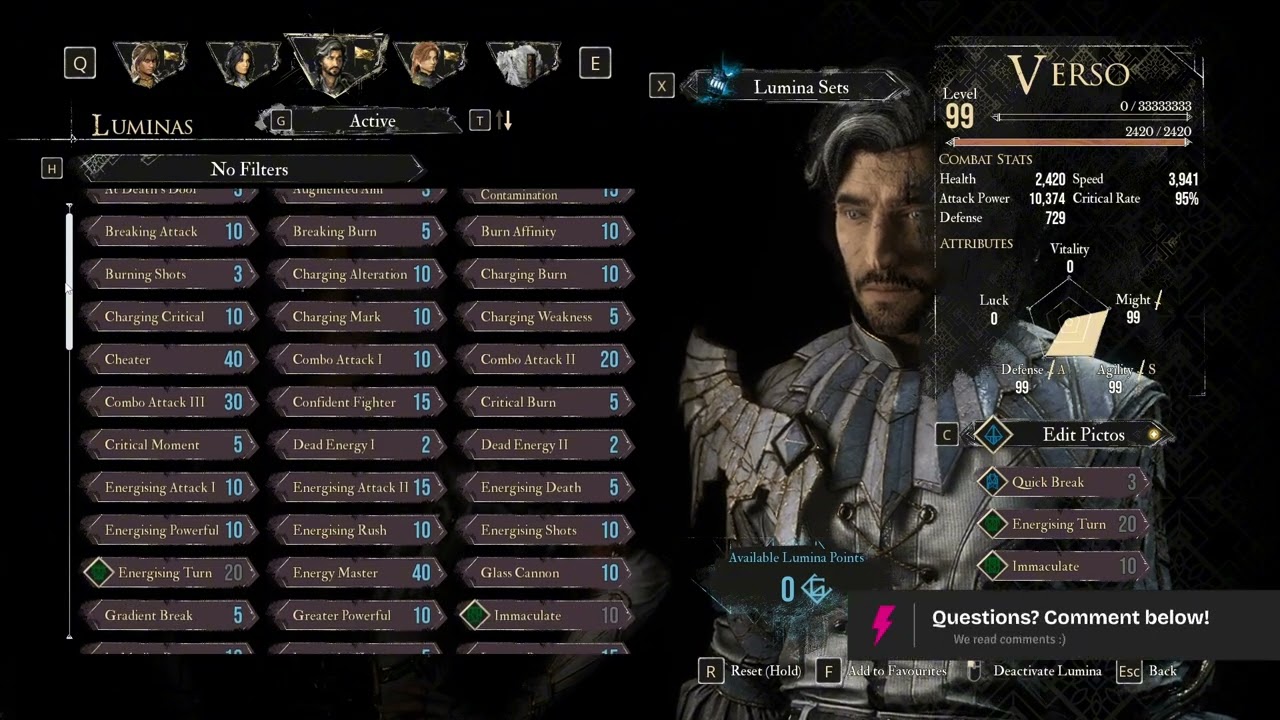 How to BUILD VERSO in Expedition 33 (Step by Step)