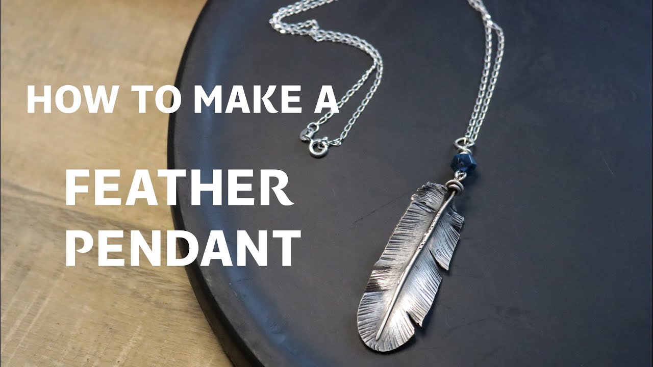 How to Make a Feather Pendant | Silversmithing Vlog | Handmade Jewelry Process