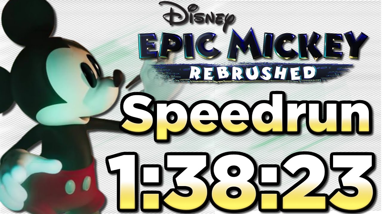 Epic Mickey Rebrushed - Any% Speedrun in 1:38:23