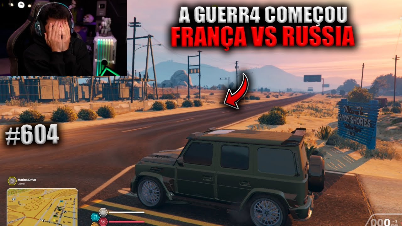 A GU3RRA COMEÇOU: FRANÇA X RUSSIA! EP 604