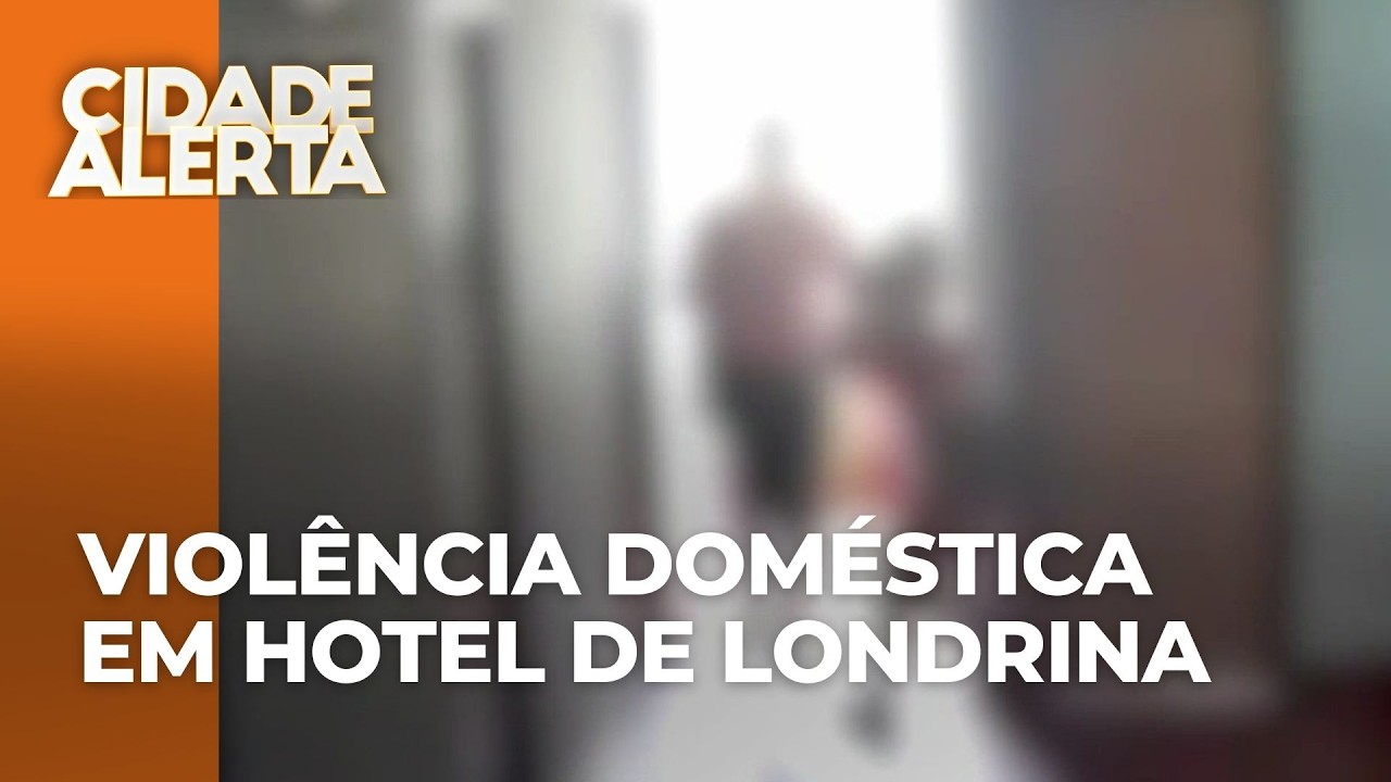 Câmera de segurança flagra denúncia durante agressão contra mulher; vítima liga para polícia