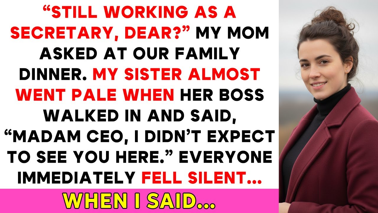 My Parents Kept Calling Me Useless—Until My Sister’s Boss Walked In and Said…