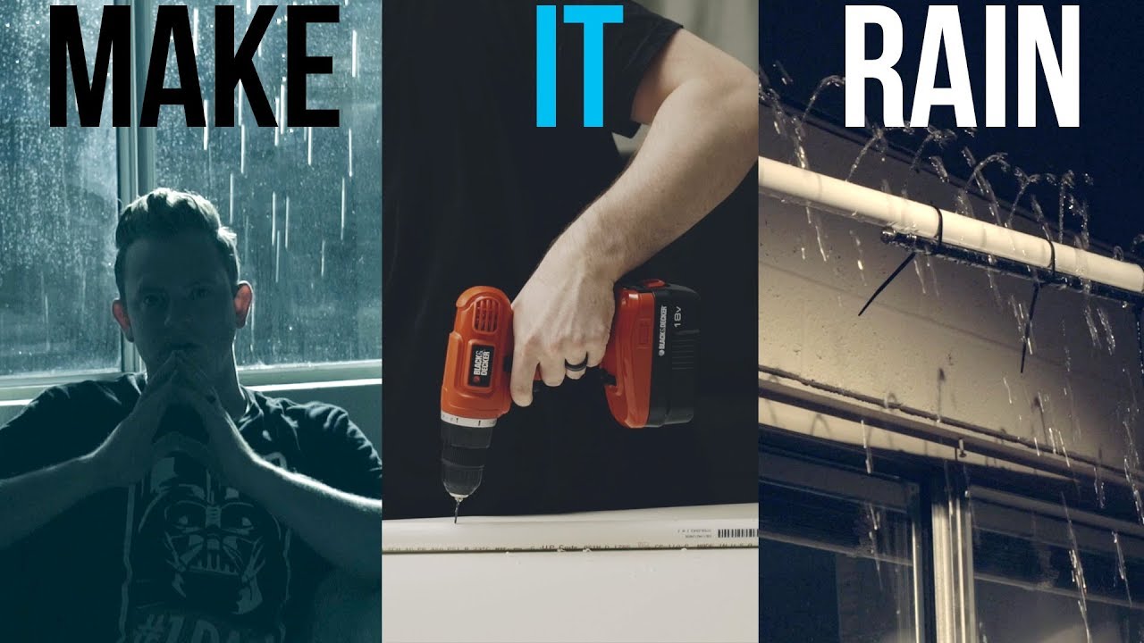 How to Make It Rain in Your Videos - Build a DIY Rain Bar for $12