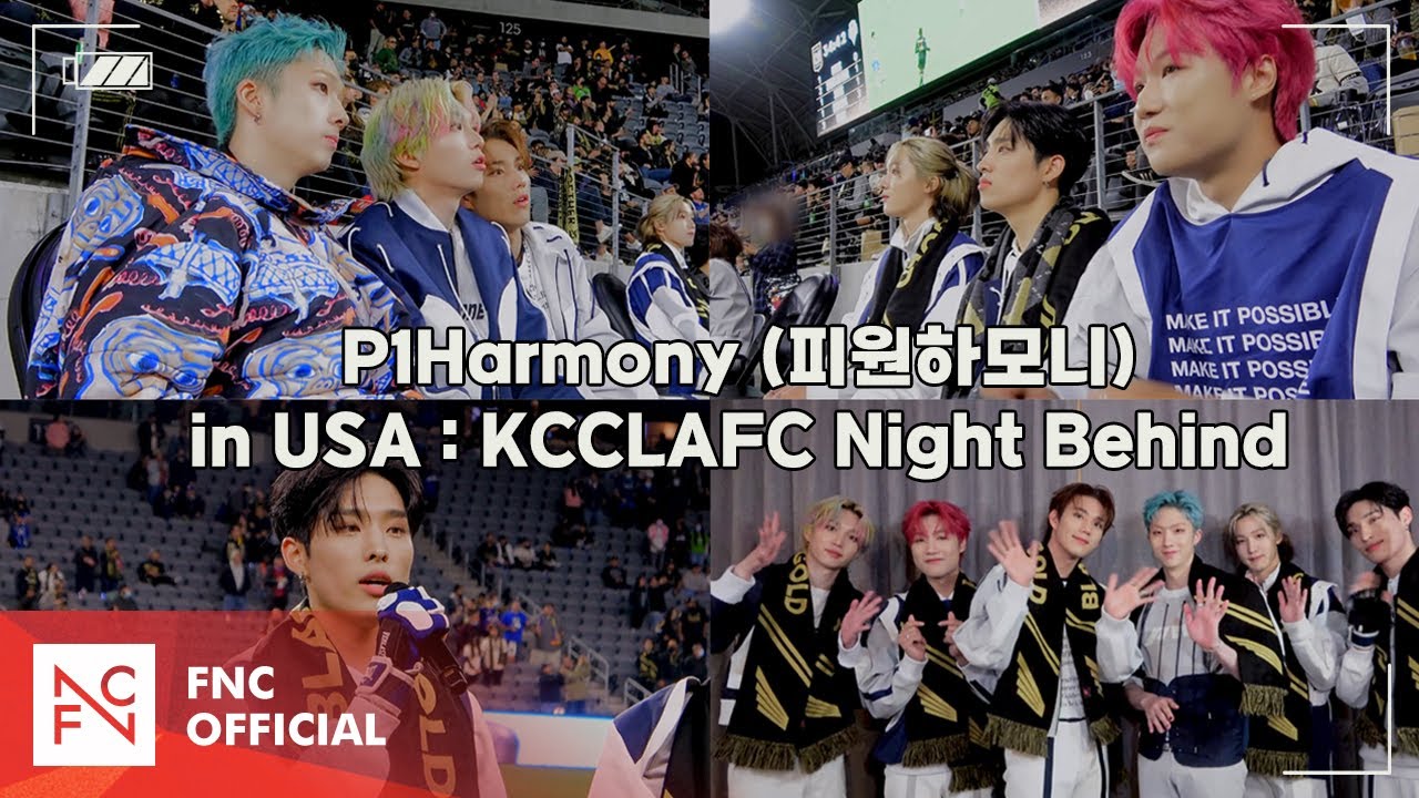 P1Harmony (피원하모니) in USA : KCCLAFC Night Behind