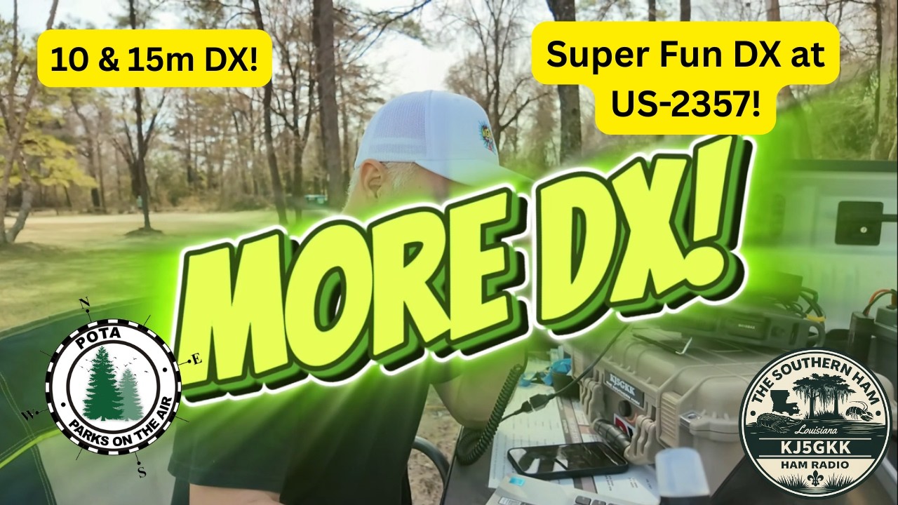 Fantastic DX action on 10m & 15m at US-2357!  Some of the most fun I've ever had in POTA!