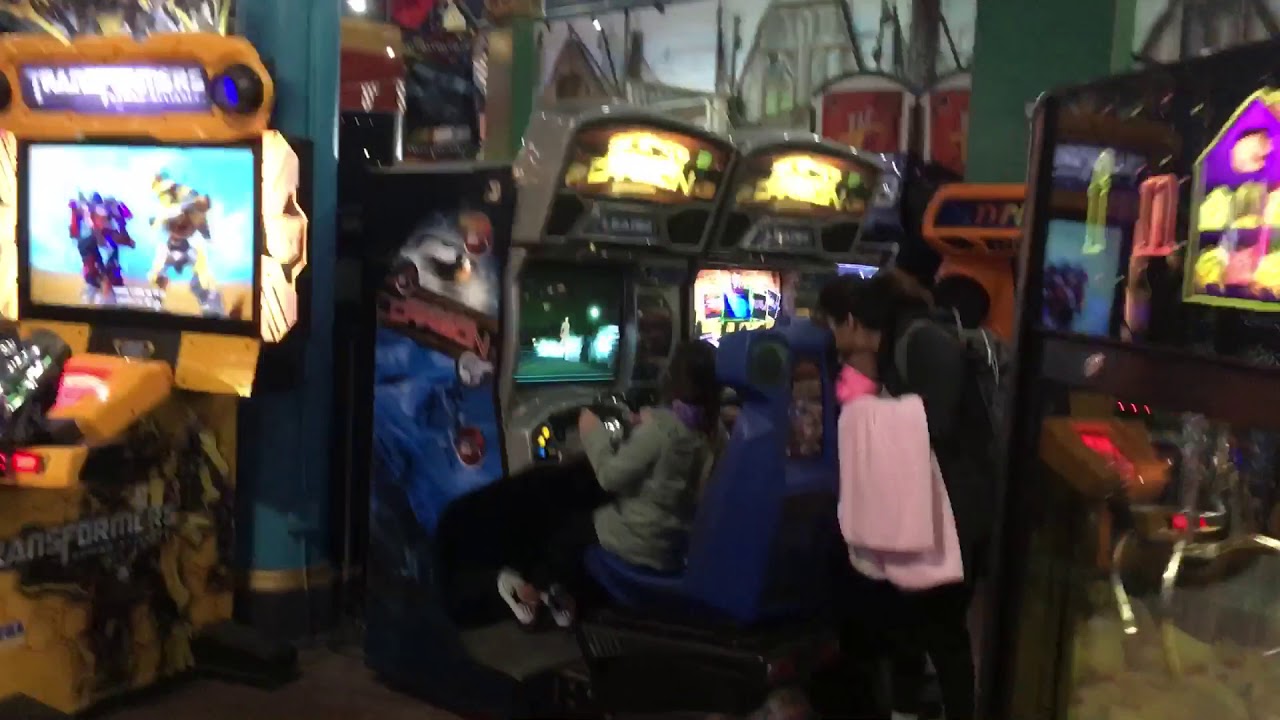 Santa Cruz beach boardwalk casino arcade tour 2018