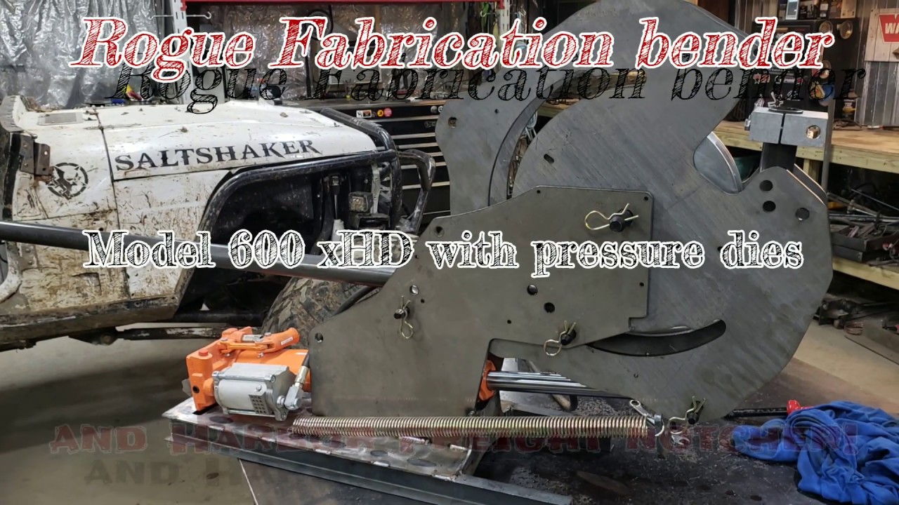 Rogue Fabrication bender: Model 600 xHD vs. JD Squared bender: Model 32 and Harbor Freight notcher