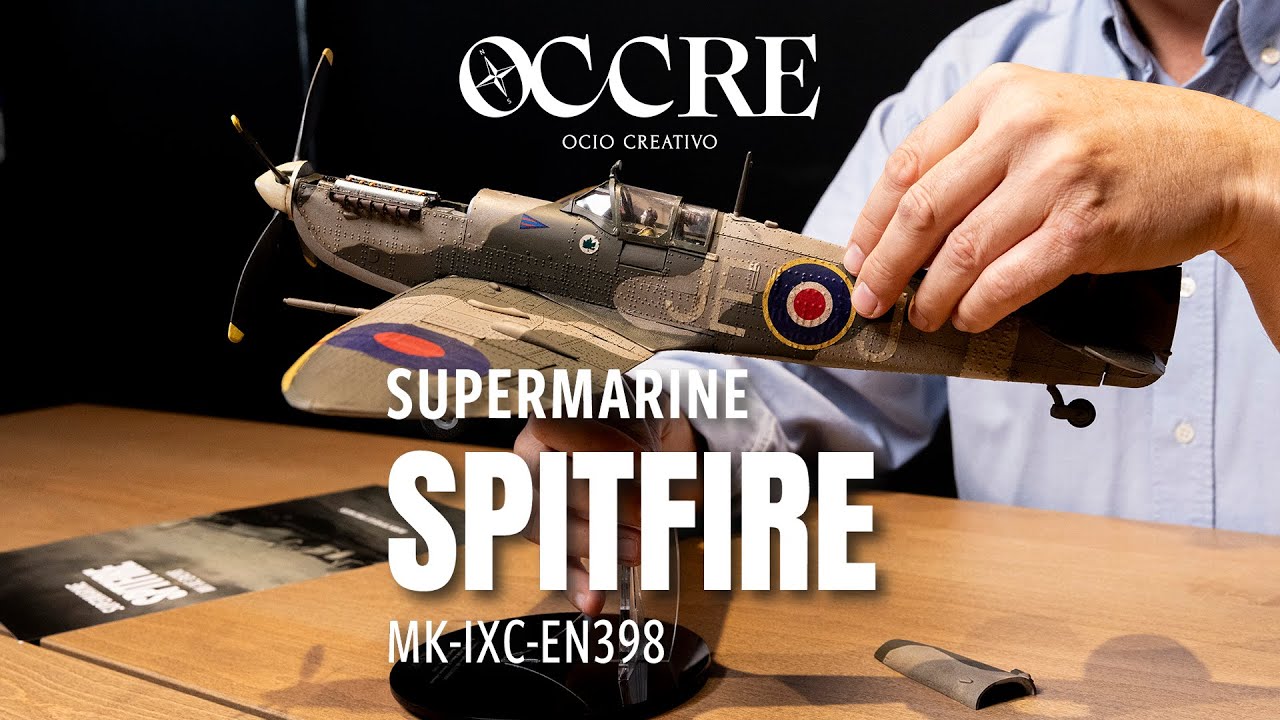 Maqueta avión Spitfire 1/24 OcCre | Vídeo Guía Paso a Paso 11