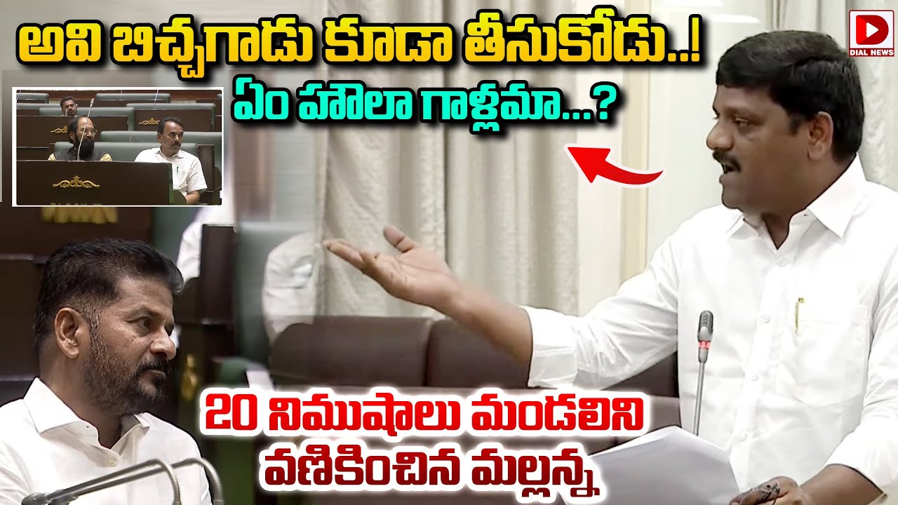 అవి బిచ్చగాడు కూడా తీసుకోడు.! ఏం హౌలా గాళ్లమా..? Theenmar Mallanna Powerful Speech in Council | Dial