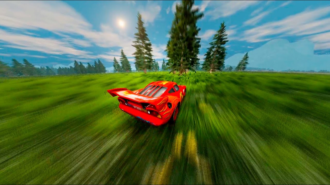 Instant 500 MPH Acceleration Test: Can Any Pixar Cars Handle This? 🔥💥 | BeamNG Drive
