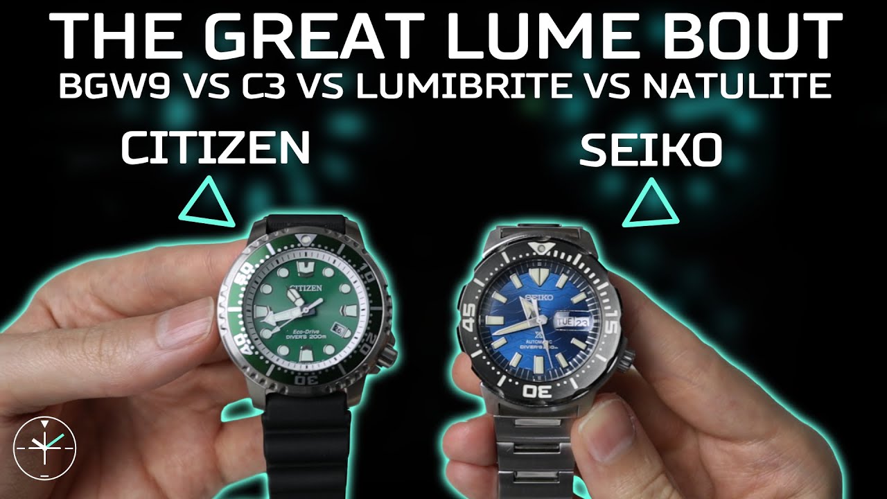 BGW9 против C3 против Lumibrite против Natulite - Lume Bout