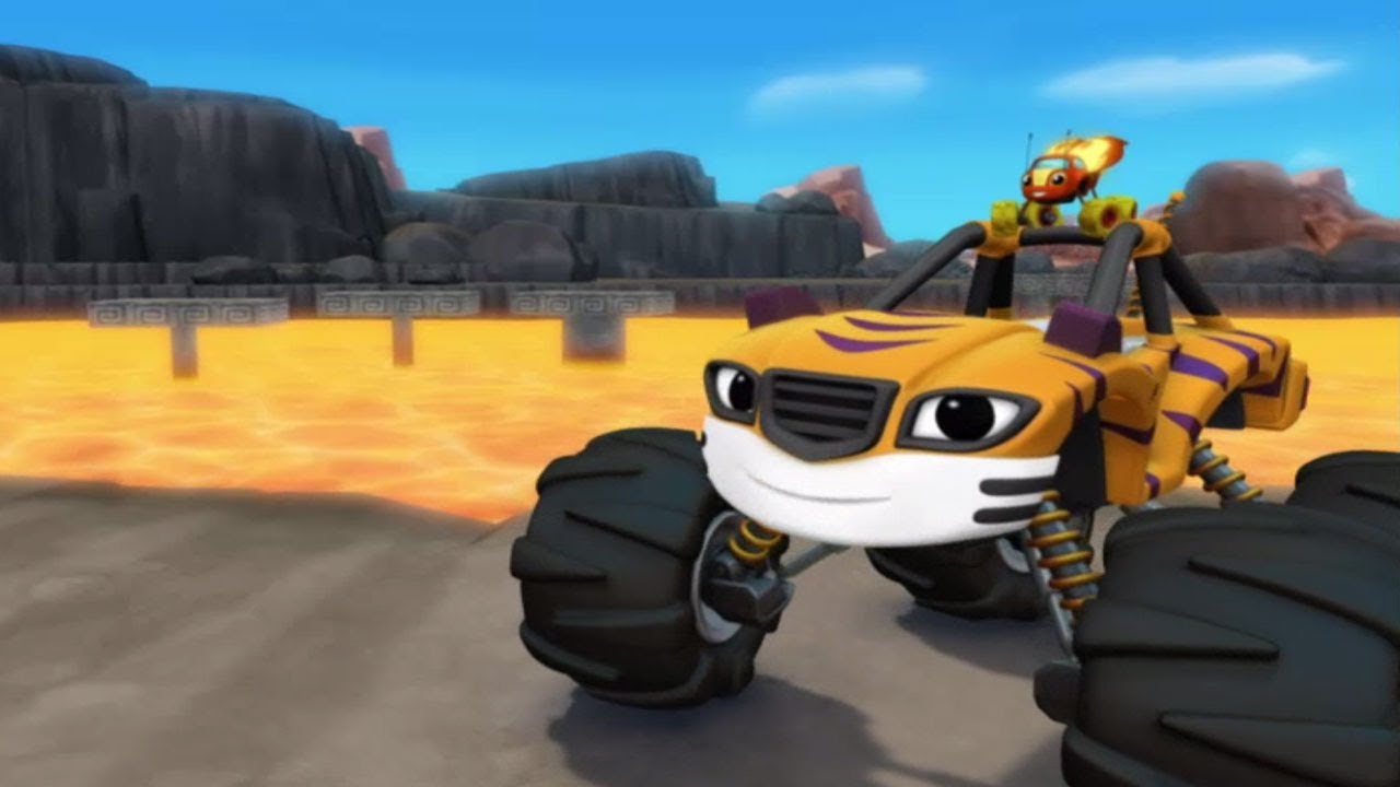 Sauts tout chauds | Blaze et les Monster Machines | NICKELODEON JUNIOR
