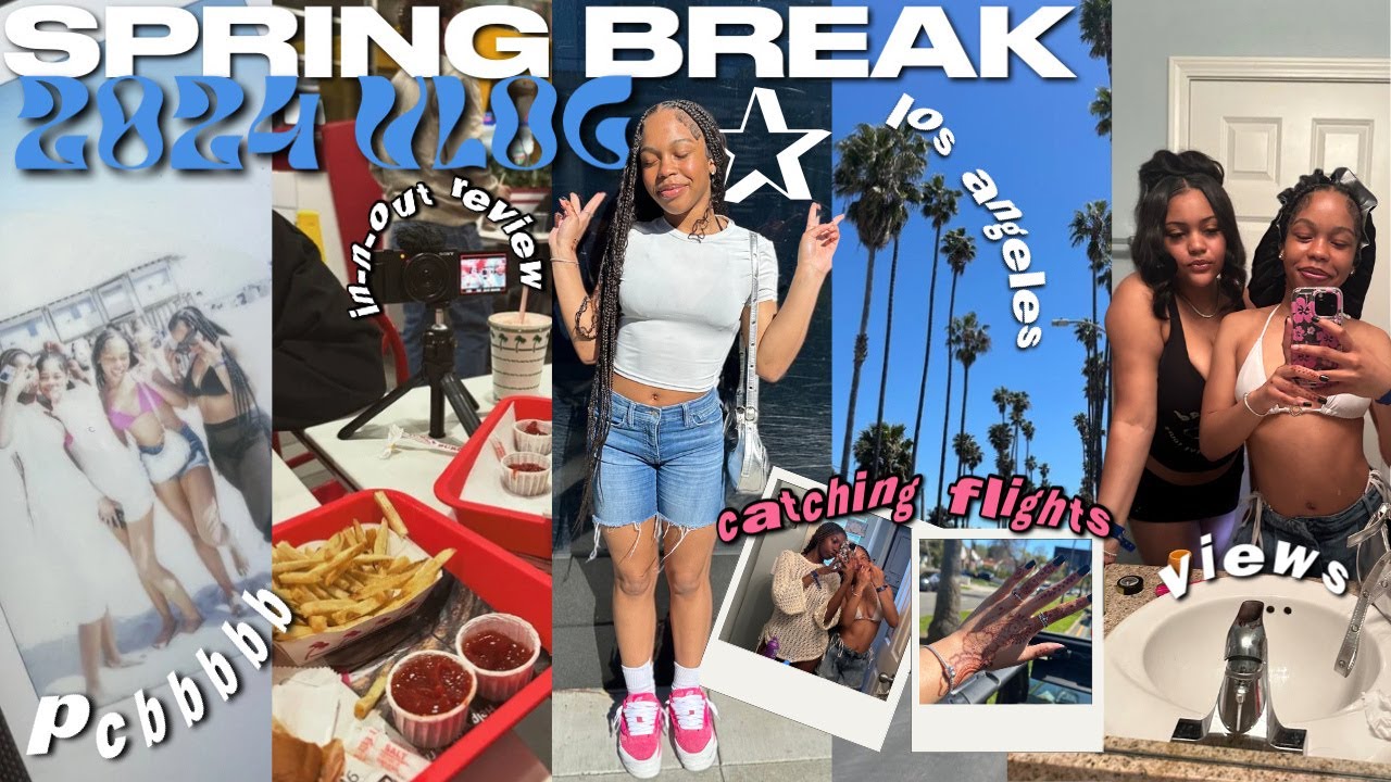SPRING BREAK 2024 | prep + vlog , catching flights?! | CALI & PCB!! | JOFAY FASHION