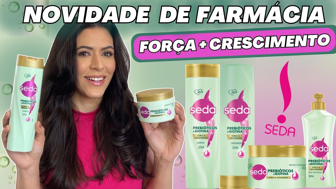 SEDA PREBIÓTICOS + BIOTINA - Shampoo e Máscara: RESENHA COMPLETA EM CABELO ALISADO | Larisse Gama