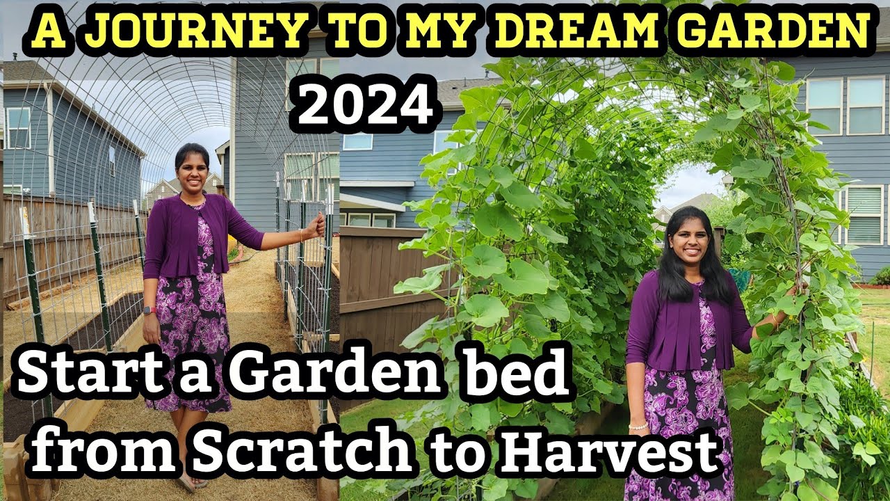 Americaல என் கனவு தோட்டம் எப்படி இருக்குங்க? Start a New Garden Bed from Scratch to Harvest  #usa