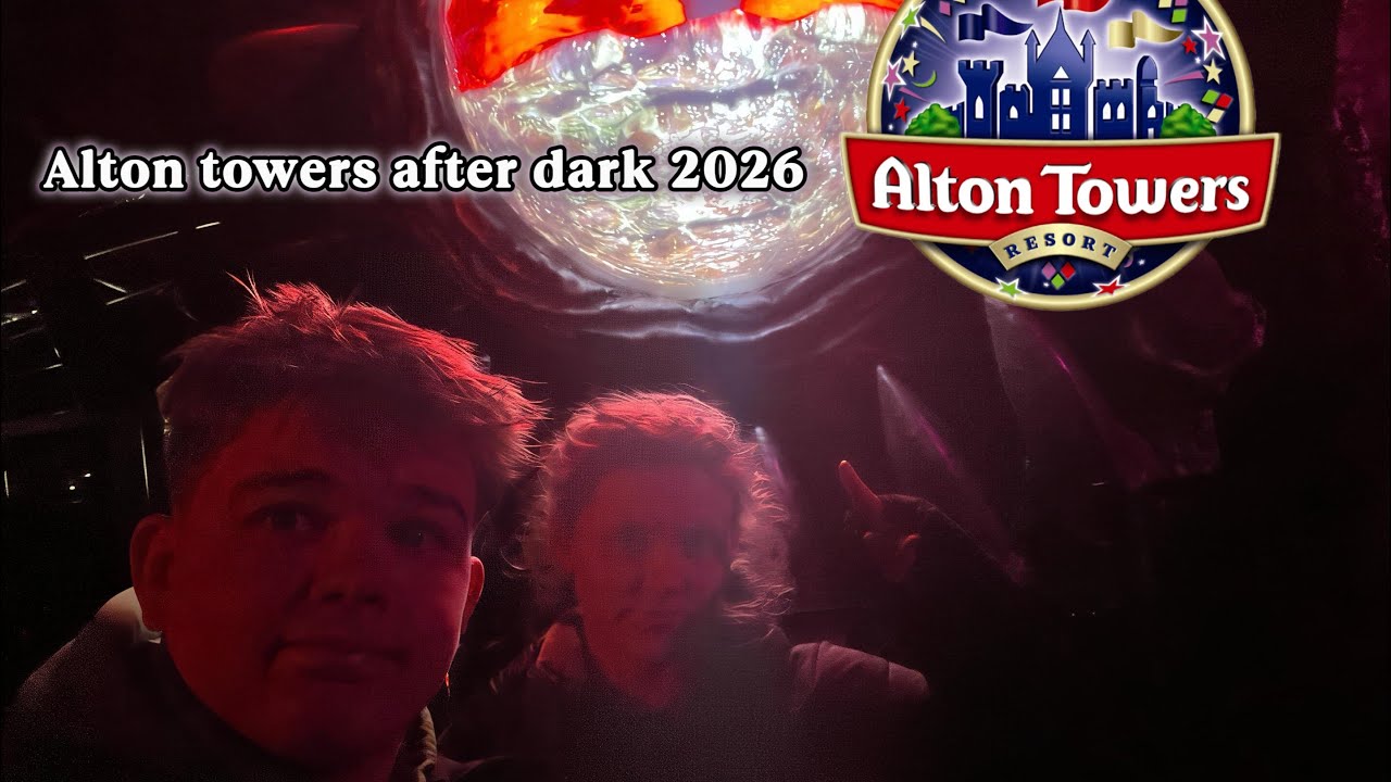 Alton towers after dark vlog 2026 ( first theme park vlog of the year) 