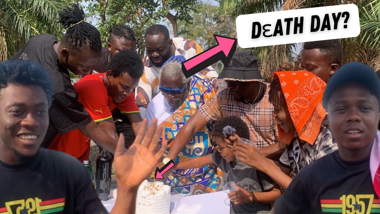 Oboy Siki STORMS Bremang Cemetery As He Celebrates His Dɛ@th Day With Kyekyeku, Shifo & Other Actors