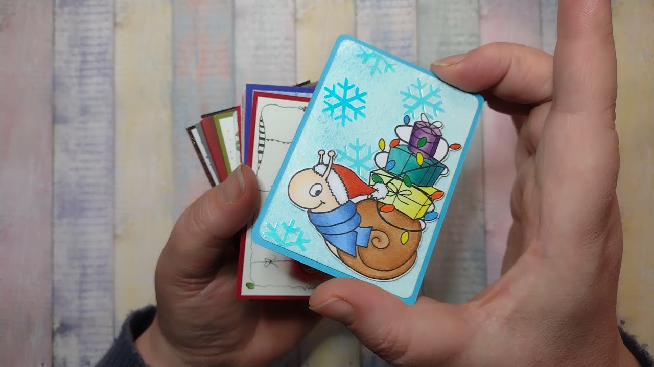 Adventskalender ATCs. 3 St. zusammen