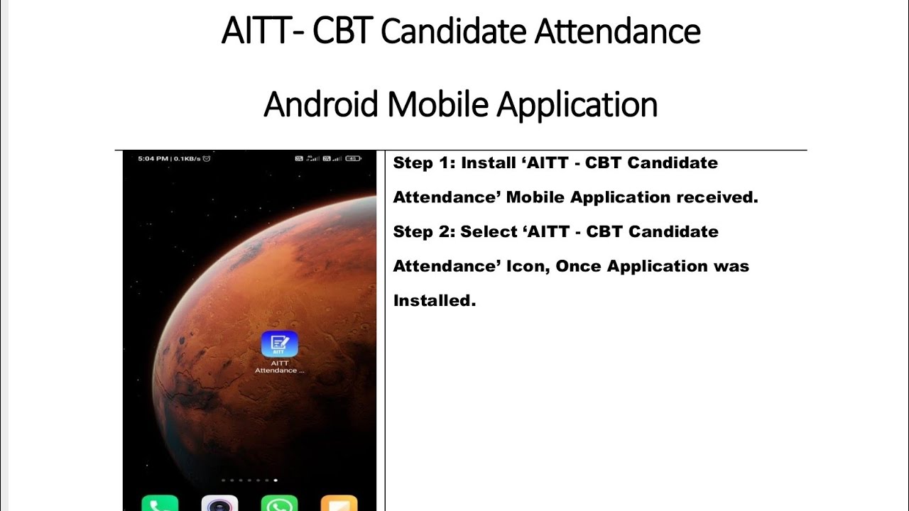 HOW TO USE AITT CBT CANDIDATE ATTENDANCE APP || ITI CBT EXAM 2021 ATTENDANCE APP KAISE USE KARE ||
