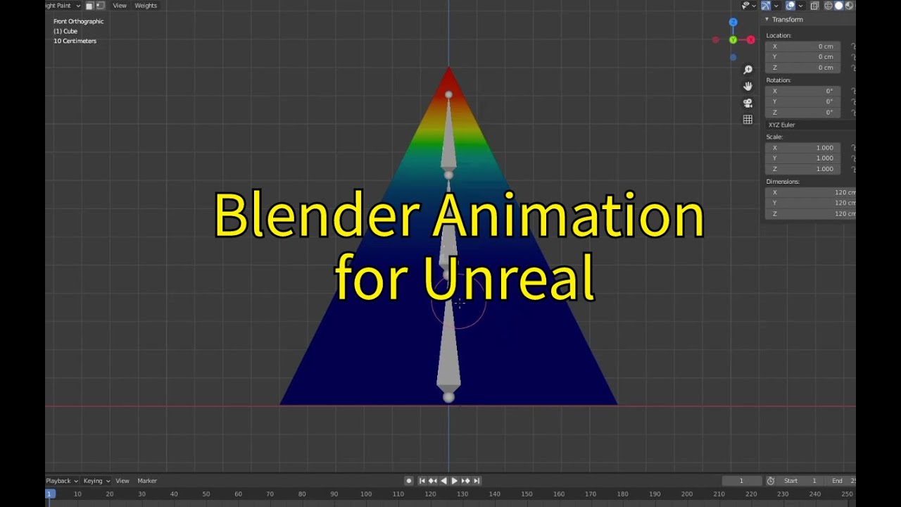 How to Create Blender Animation for Unreal