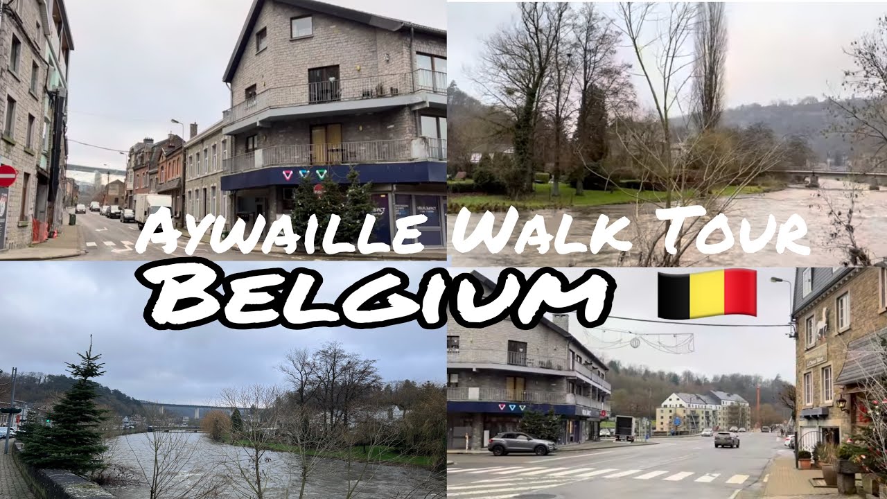 4K Virtual Walk Tour Aywaille, Belgium | Street Random View | Walk with me