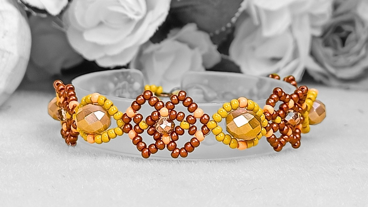 🔶 ¿Qué es el Pondo Stitch? 🔶 Hermosa pulsera usando esta puntada como base 🔶 ¡Crea Tu Propia Joya!
