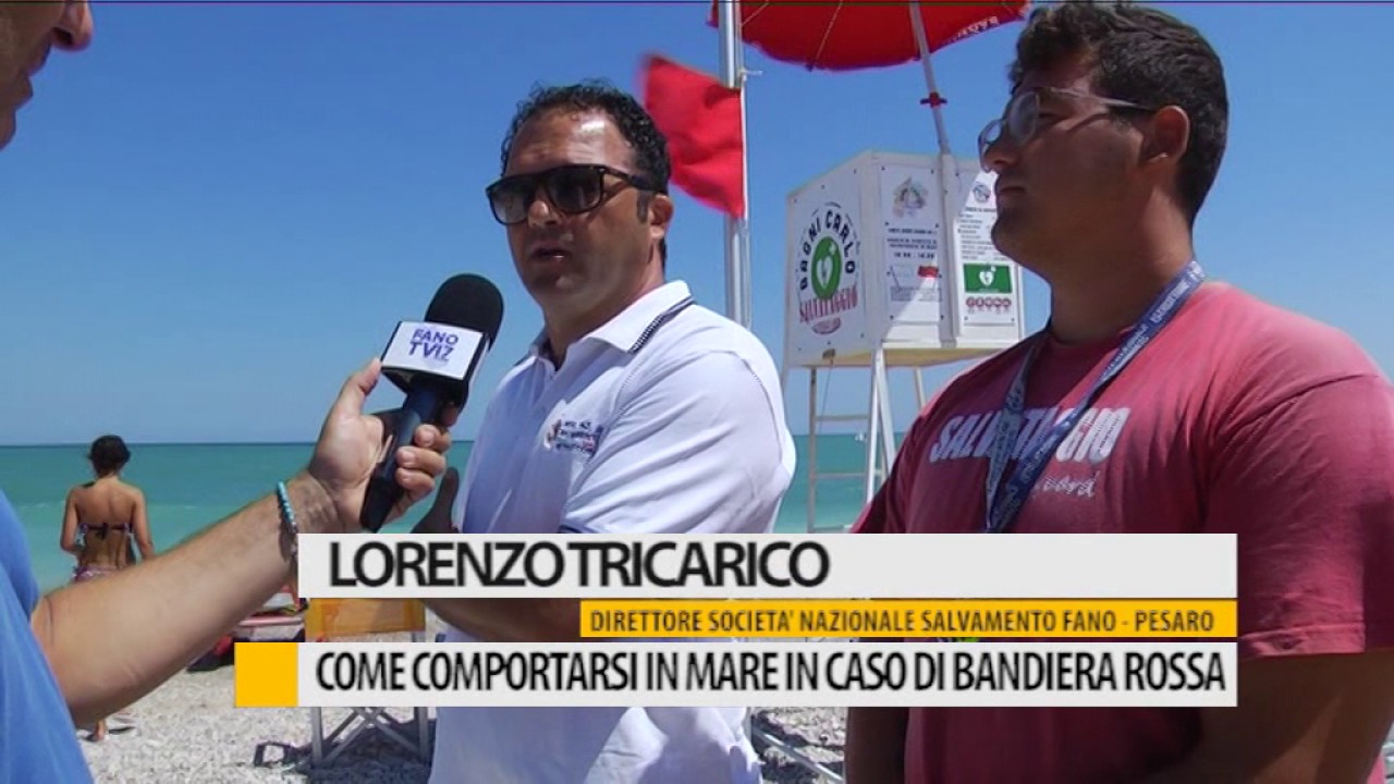 Come comportarsi in mare in caso di bandiera rossa
