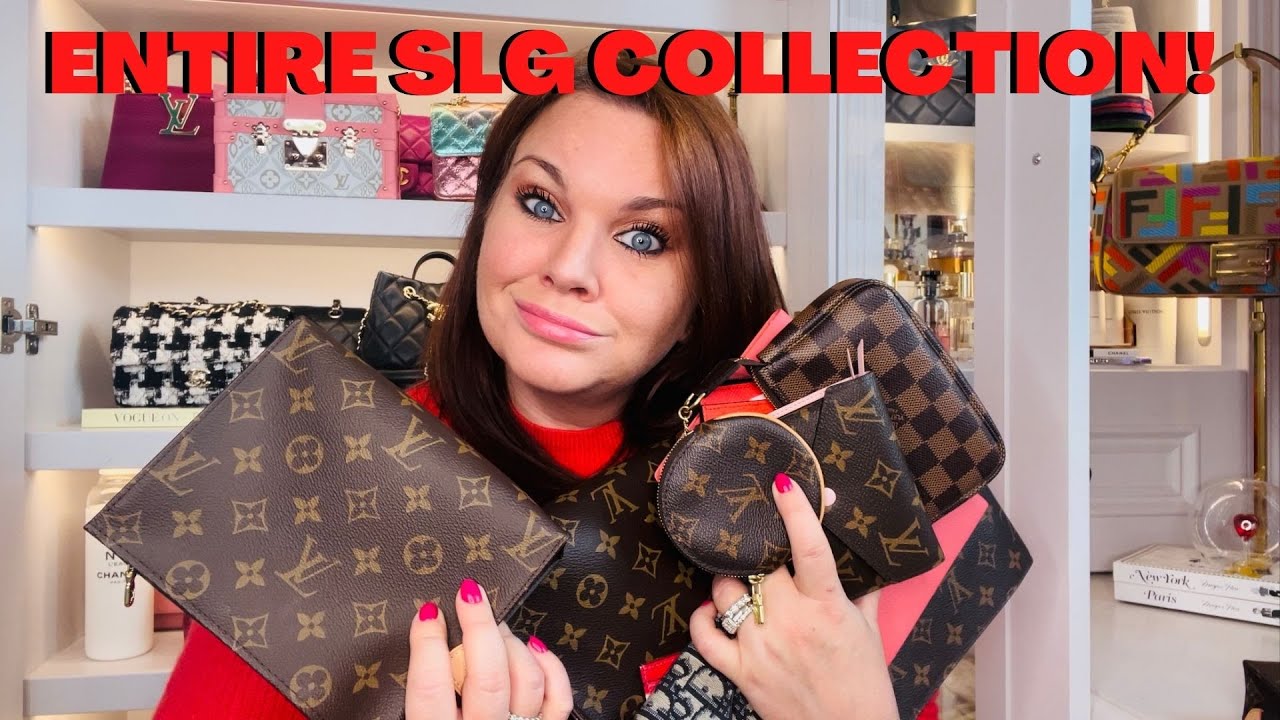 MY ENTIRE SMALL LEATHER GOODS (SLG) COLLECTION! What I actually use!