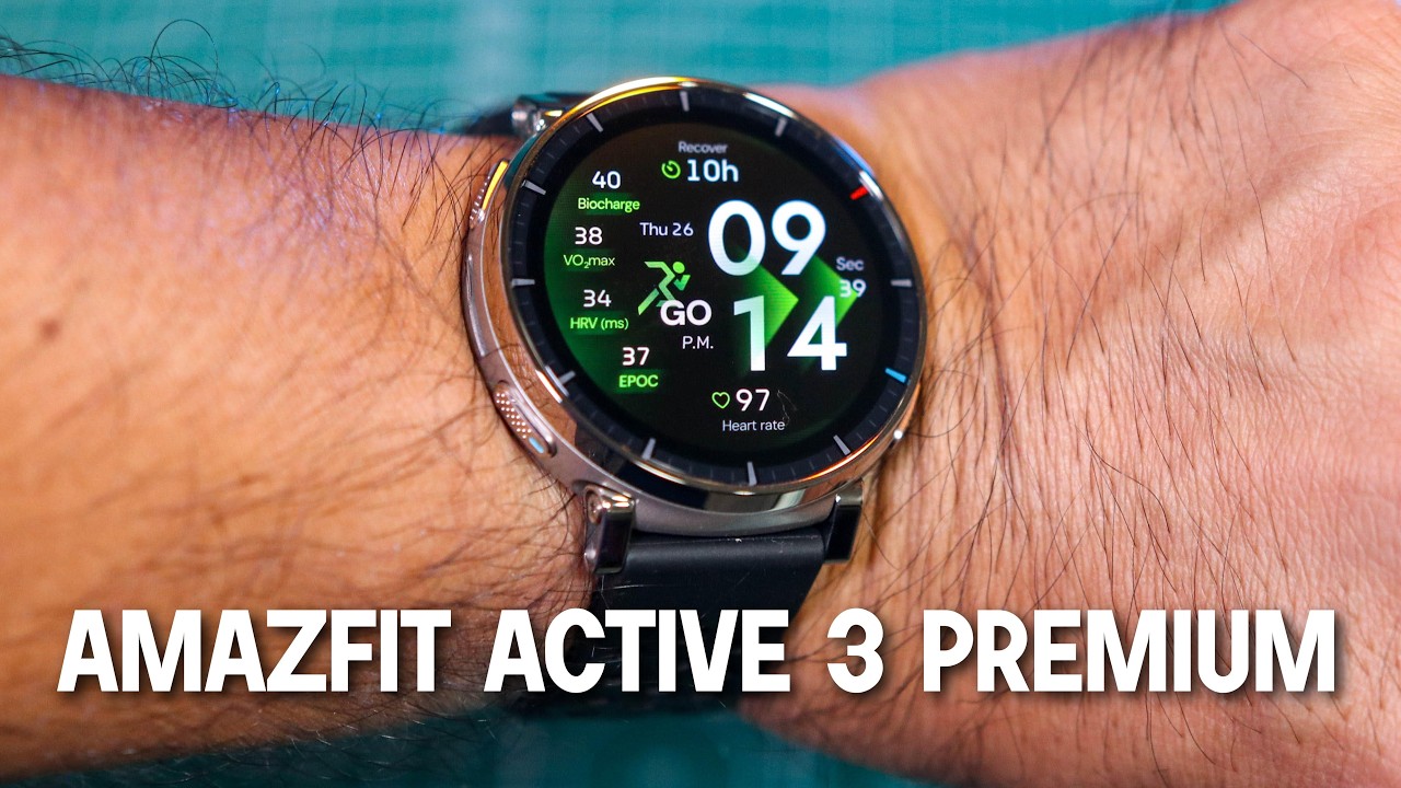 AMAZFIT ACTIVE 3 PREMIUM | Jam Pintar Sukan Mampu Milik Paling Premium