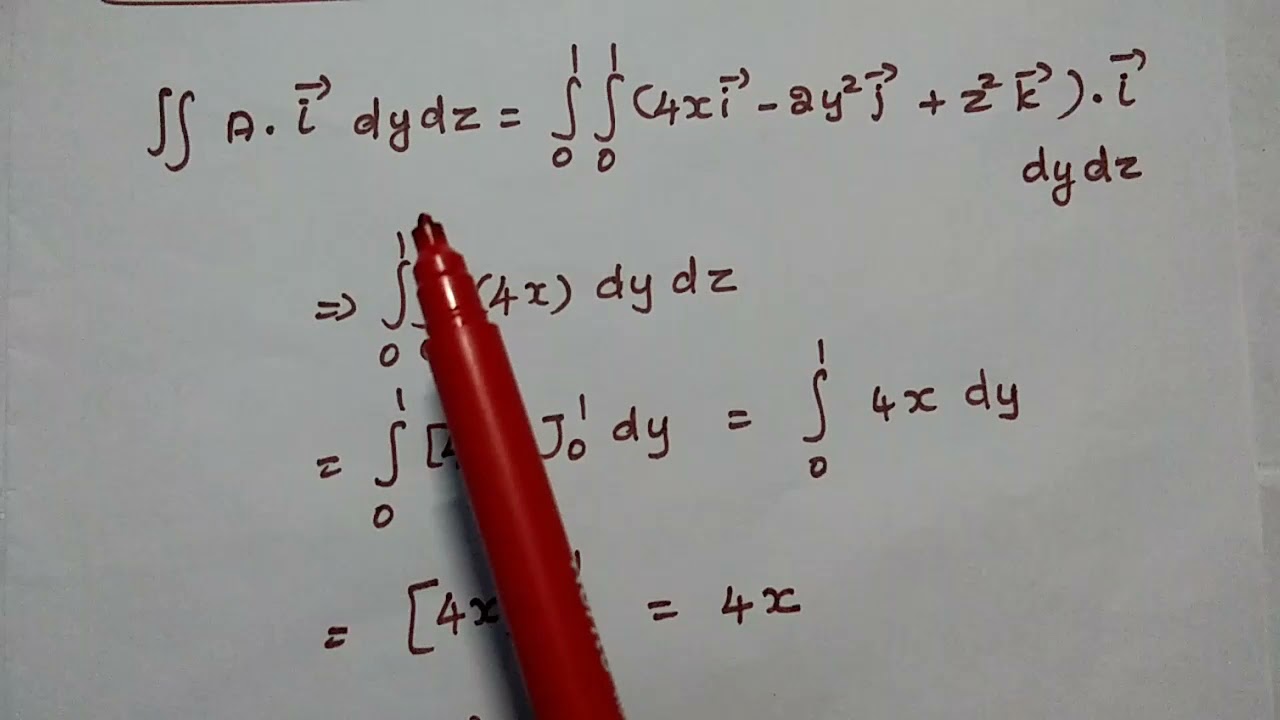 Problem Solved - Divergence Theorem - EMFT - EMF