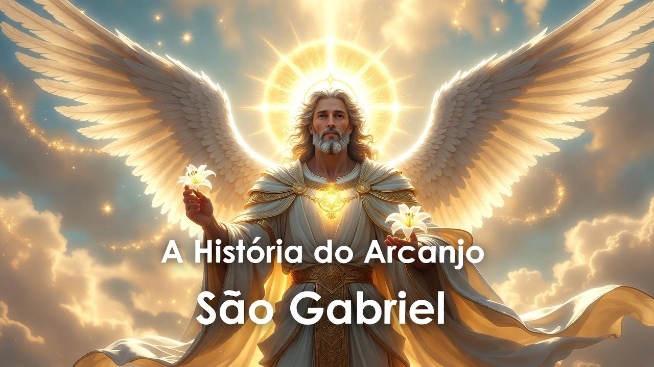 A História do Arcanjo São Gabriel 🕊️ O Mensageiro Eterno de Deus