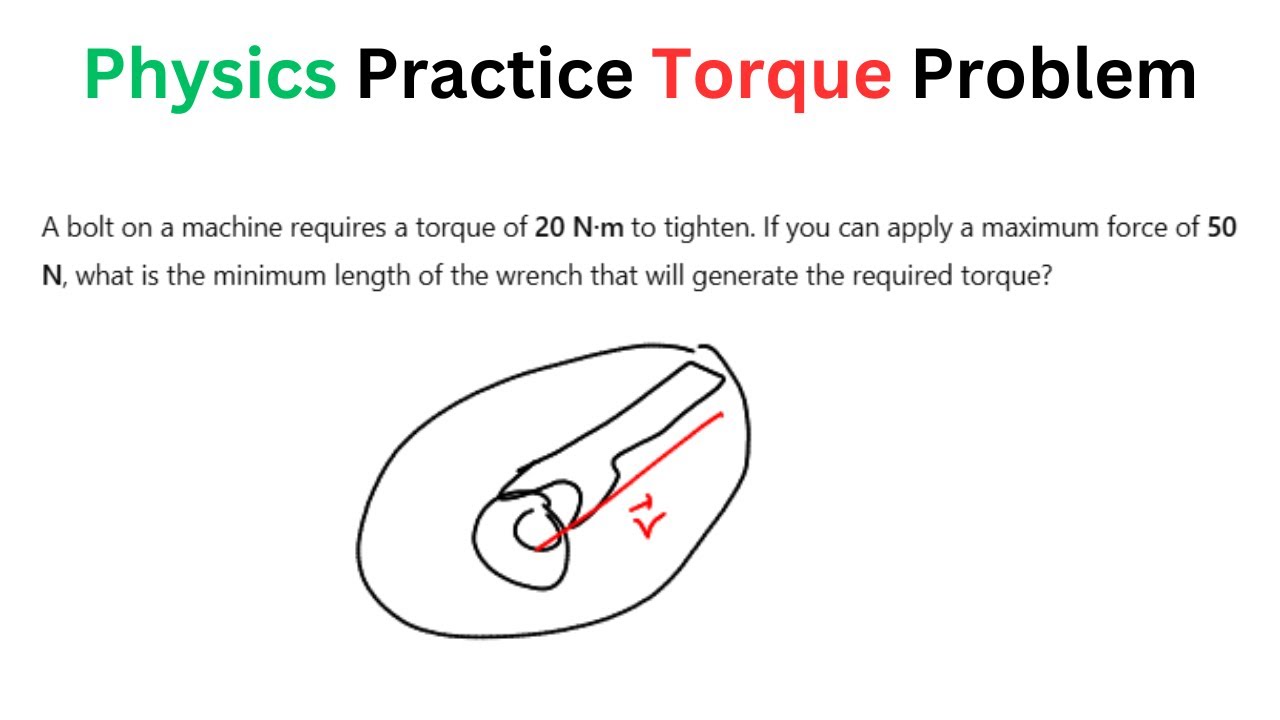 Physics Torque Practice Problem