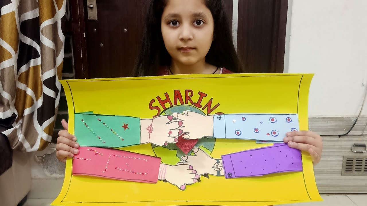 How tomakeSharing IsCaring project?#project2025#ytshorts#popularshorts #kidseducation#popularshorts