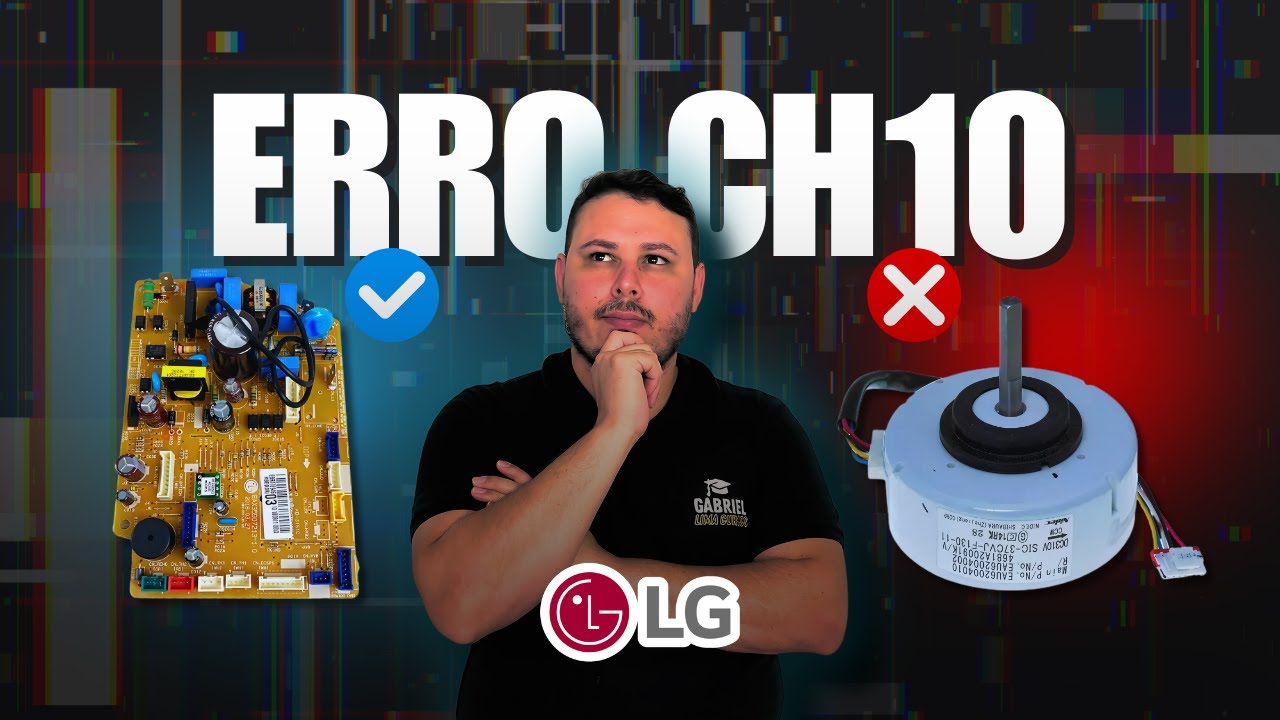 CH10 Erro De Ventilador - Lg Inverter