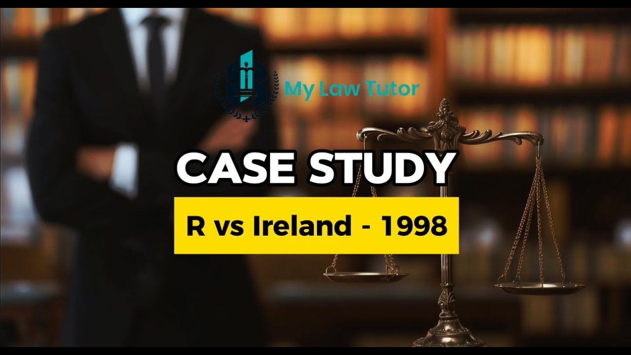 R v Ireland 1998 | Case Study | UK Criminal Law | My Law Tutor