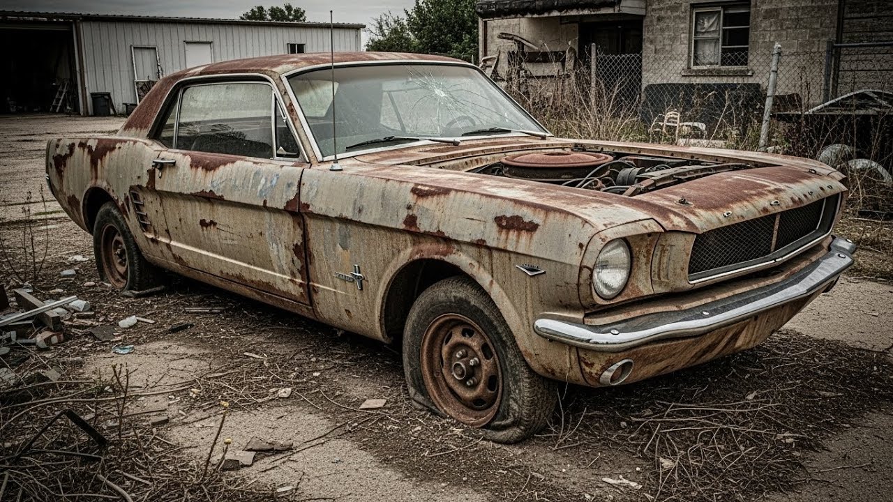 ASMR Car Restoration! Full Restoration 1965 FordMustang from Total Disrepair to Looking New