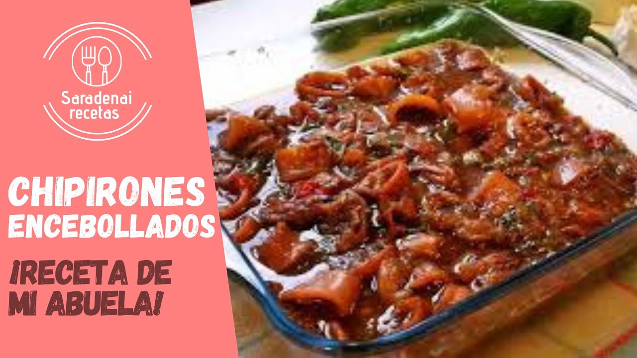 🐙CHIPIRONES ENCEBOLLADOS. Receta fácil de chipirones. ¿Cómo hacer chipirones encebollados? [2022]