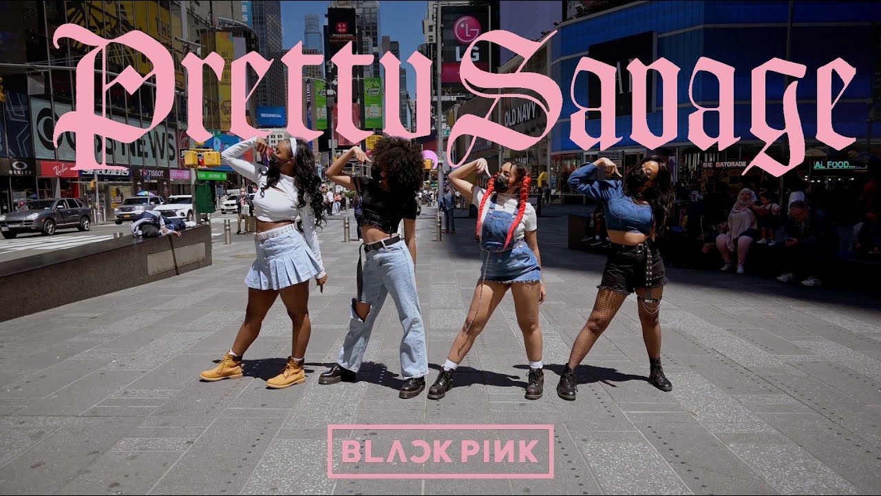 [HARU][KPOP IN PUBLIC NYC - TIMES SQUARE] BLACKPINK - ‘Pretty Savage’ Dance Cover