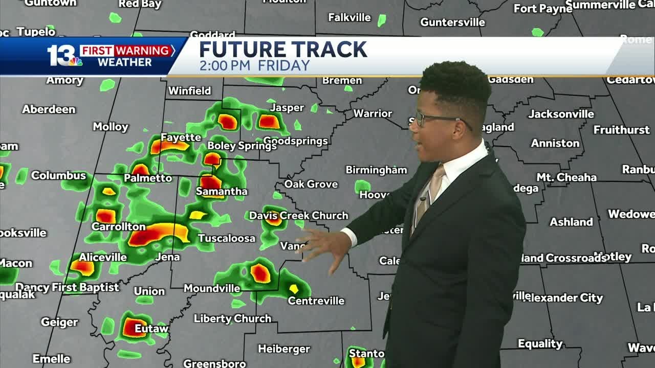 Hot, humid, and stormy: Alabama's weather forecast begins with a summer-like pattern this weekend