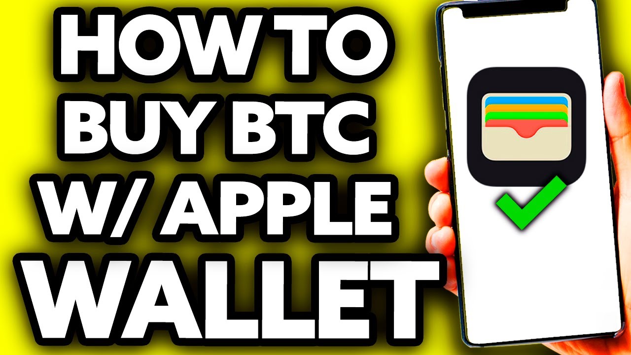 How To Buy BTC with Apple Wallet (EASY!)