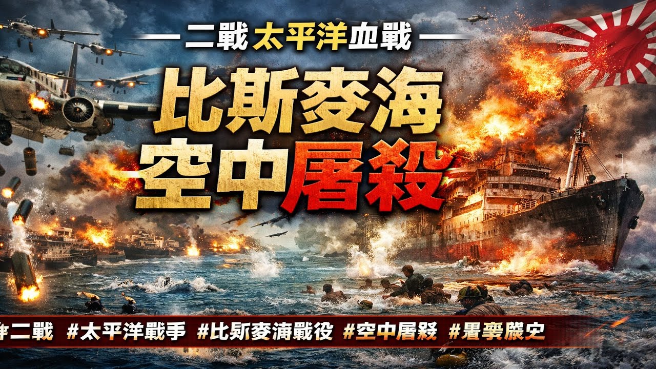 15分鐘摧毀整支艦隊：比斯麥海戰役｜空中屠殺改寫太平洋戰爭