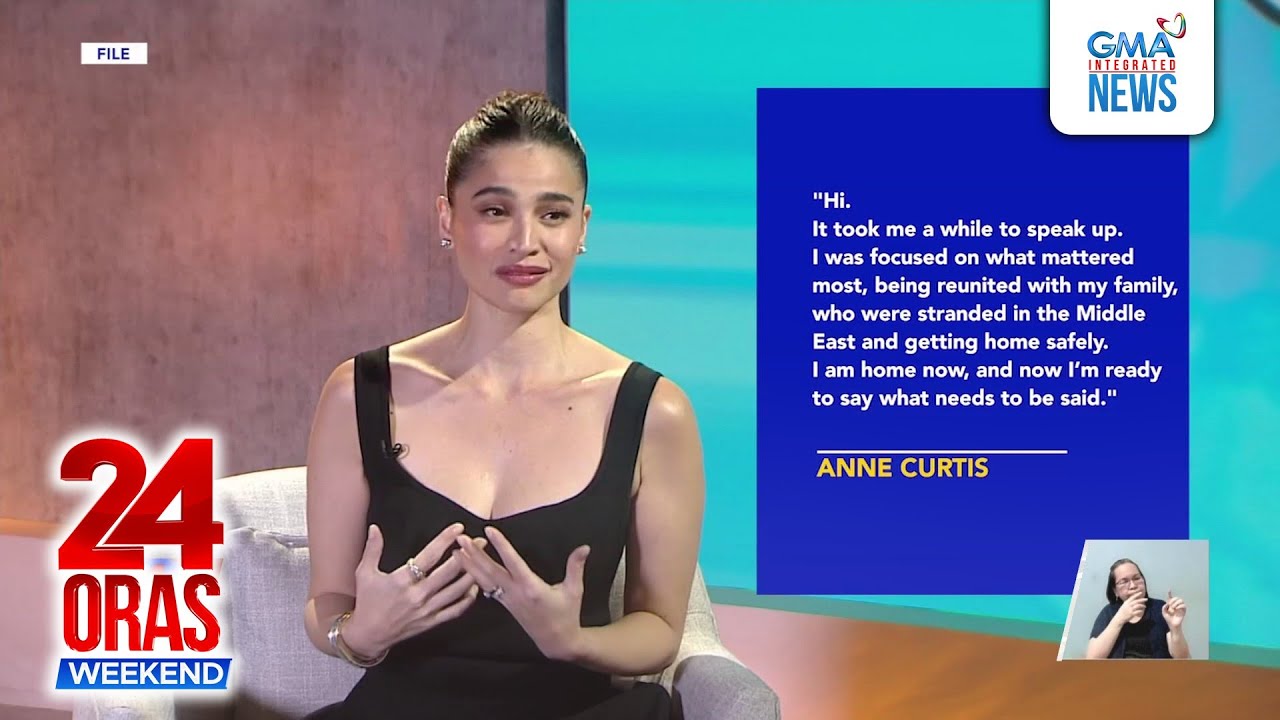 Anne Curtis, bumuwelta sa kontrobersyal na pahayag ni Rep. Suntay | 24 Oras Weekend