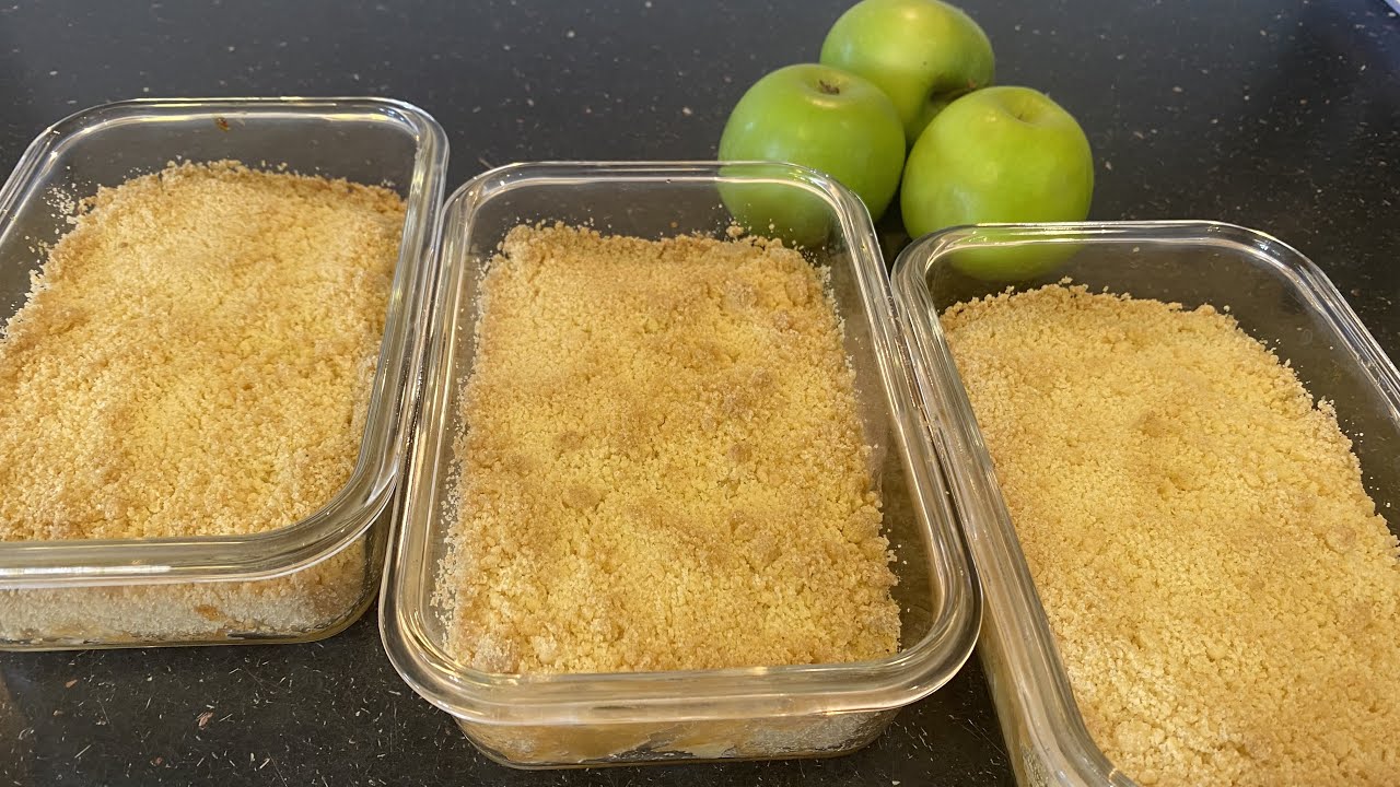 Яблочный Крамбл.(Crumble).Традиционный английский десерт.